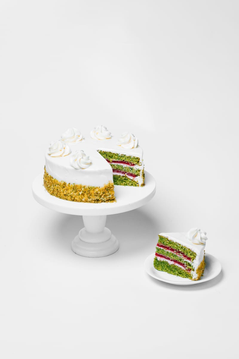 Cake "Spinach Cake"